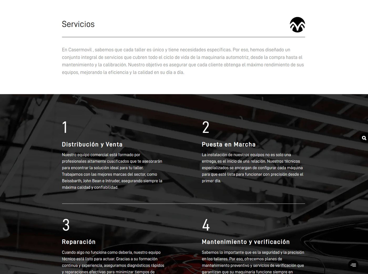 Casermovil — pantalla 2