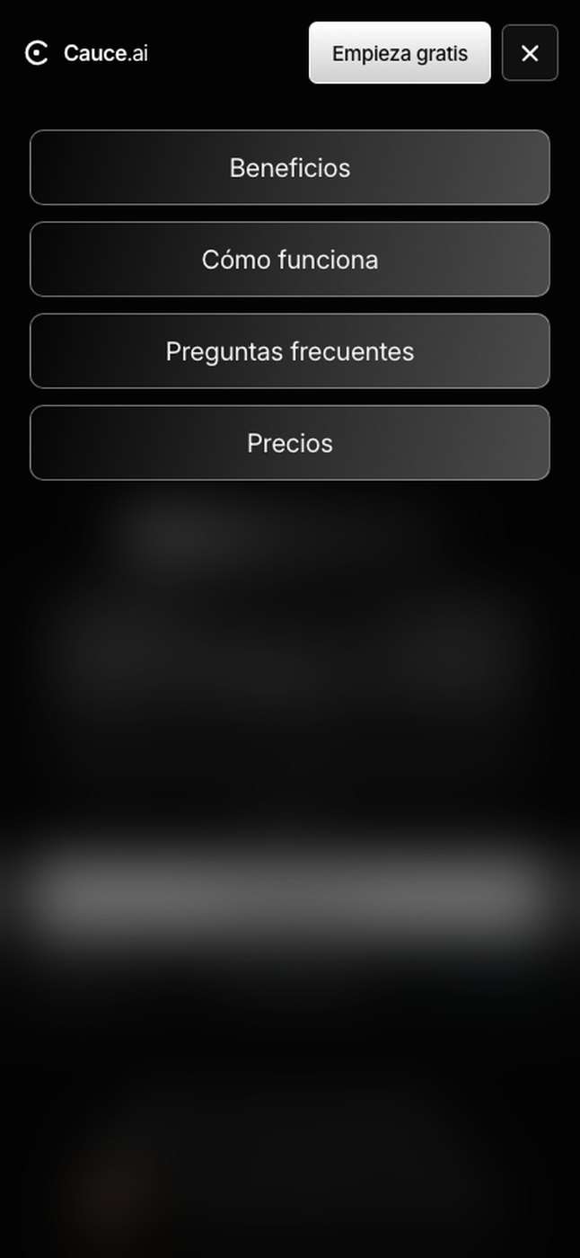 Cauce.ai — pantalla 4