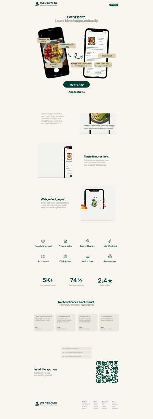 Even Health — pantalla 3