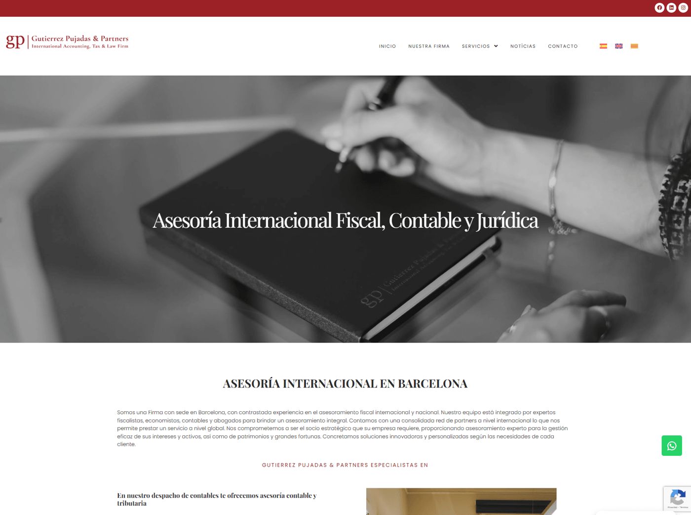 Portada de Gutiérrez Pujadas & Partners