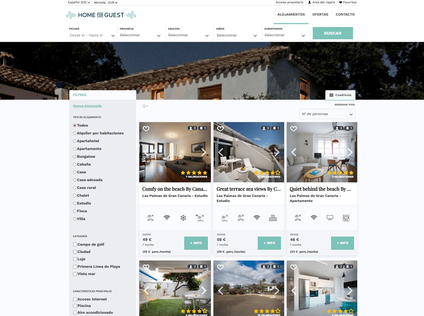 Home For Guest — pantalla 2