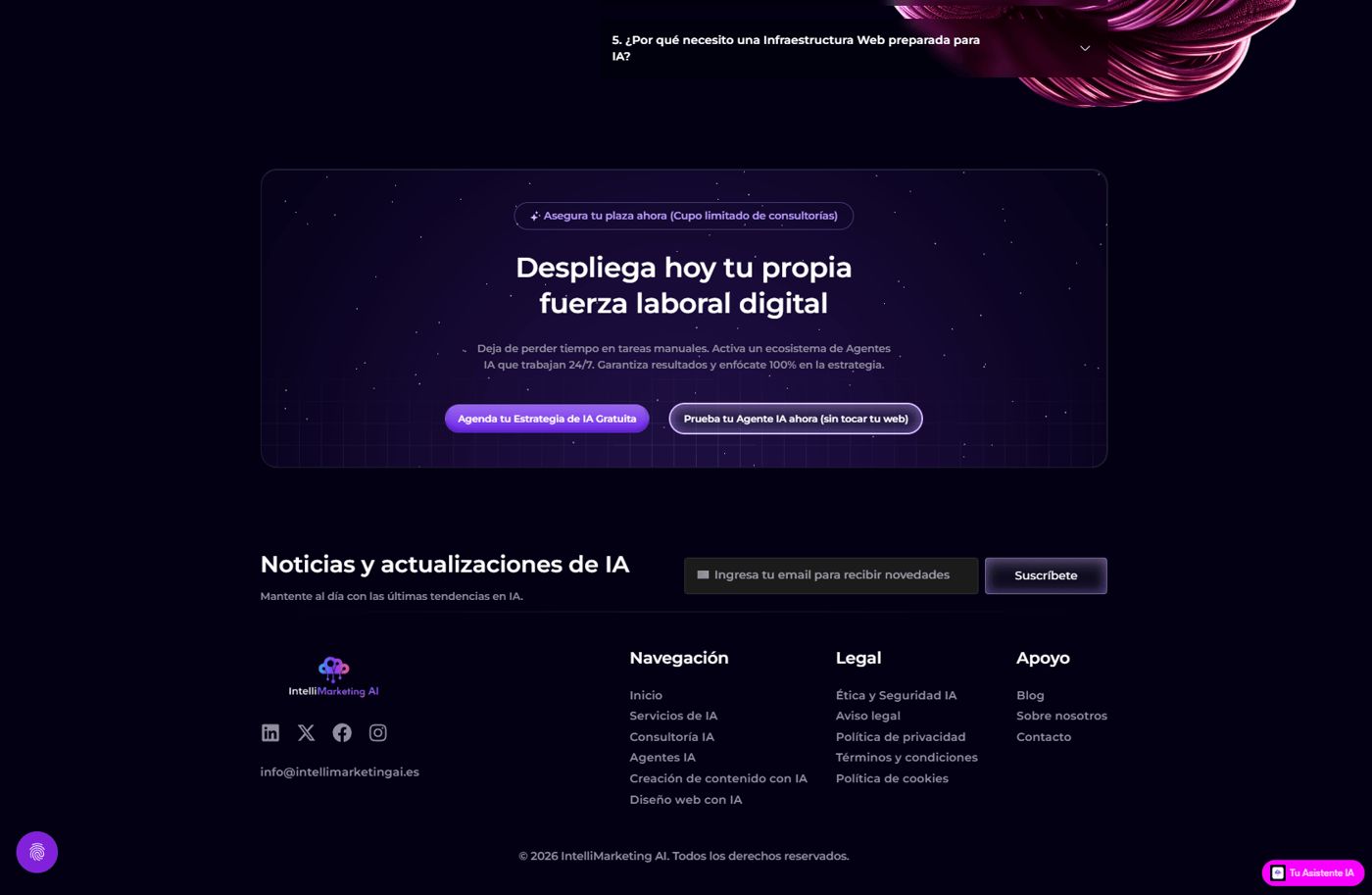 IntelliMarketing AI — pantalla 5