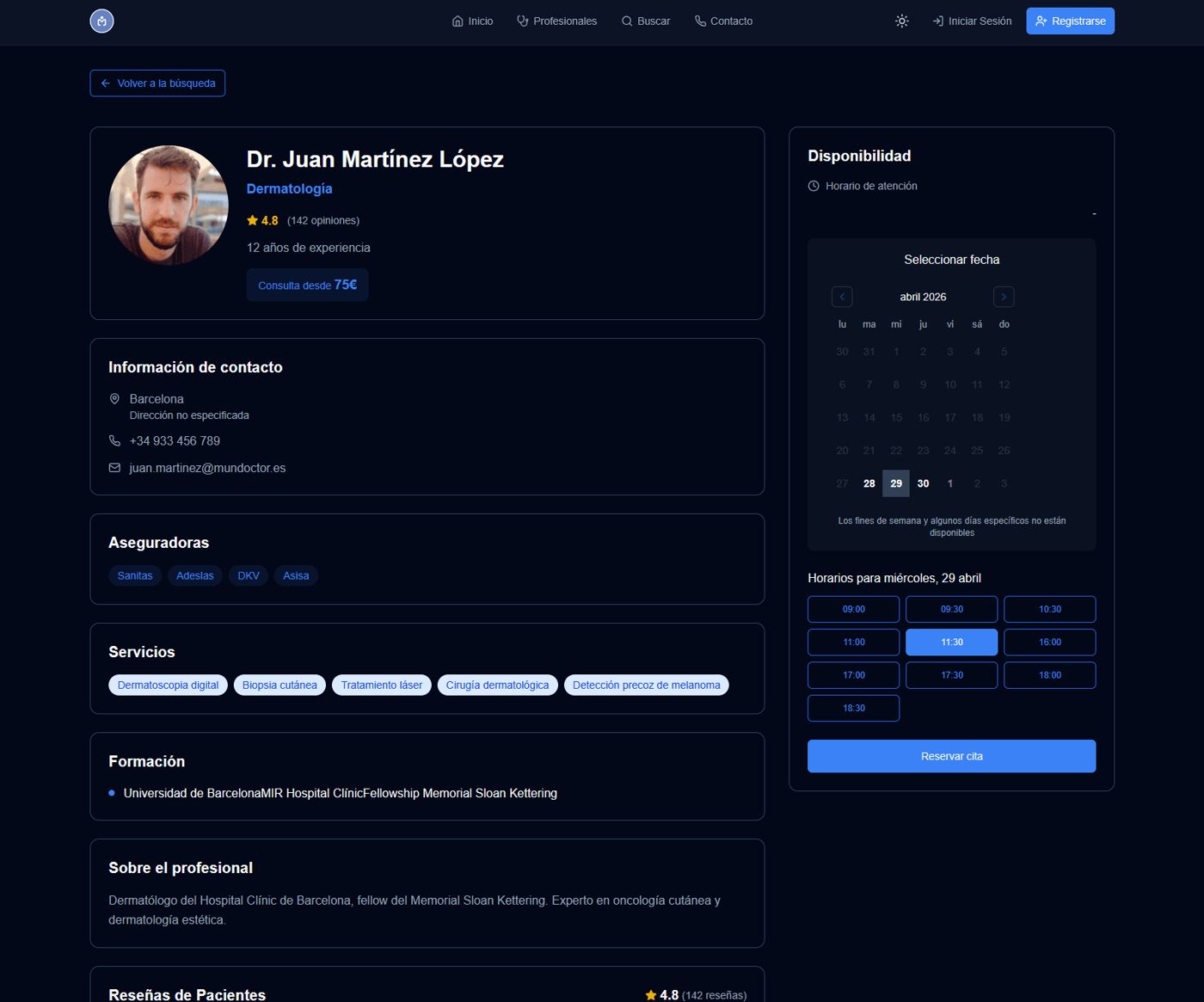 Mundoctor — pantalla 4