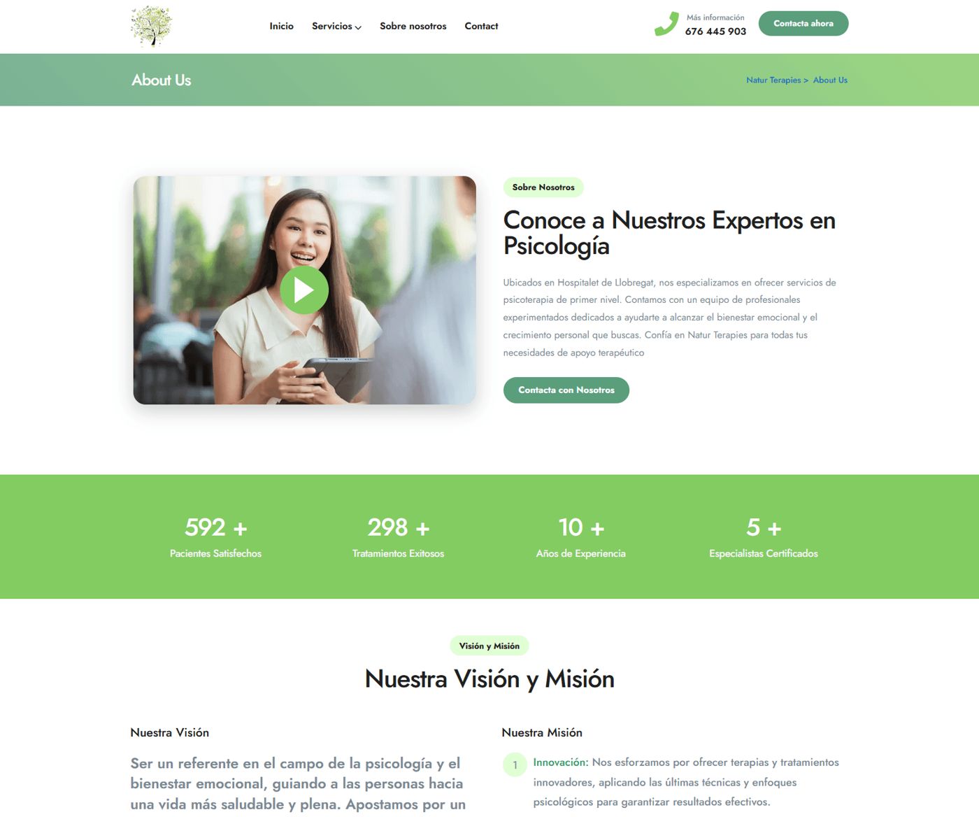 NaturTerapies — pantalla 4