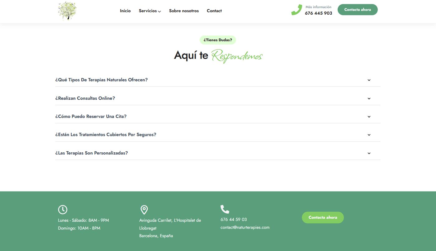 NaturTerapies — pantalla 7
