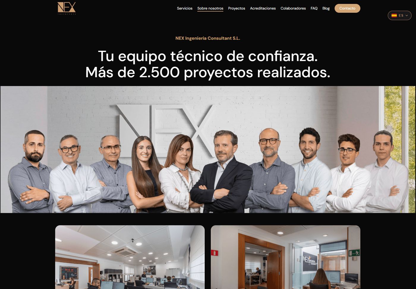 NEX Ingeniería Consultant S.L. — pantalla 2