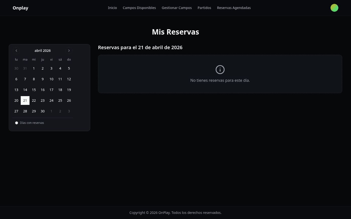 Onplay — pantalla 10