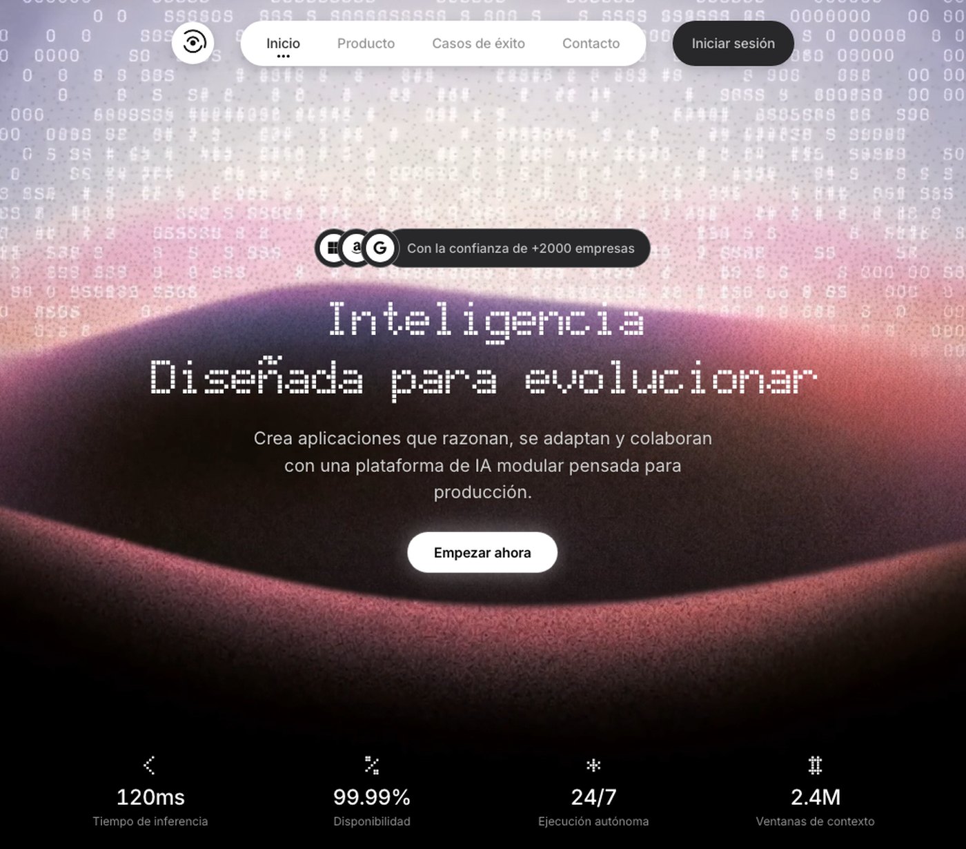 Orbe — pantalla 2