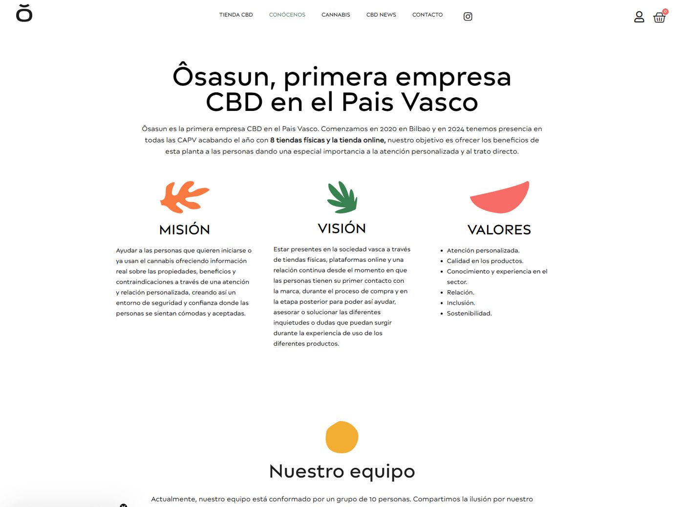 Ösasun CBD — pantalla 4