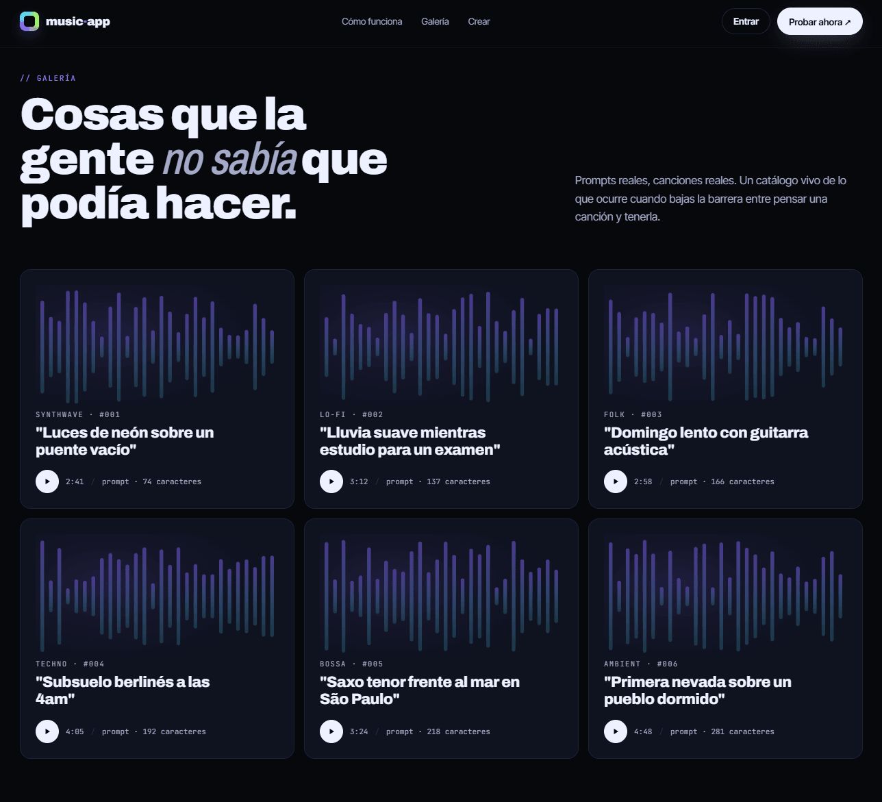 MusicApp — pantalla 3