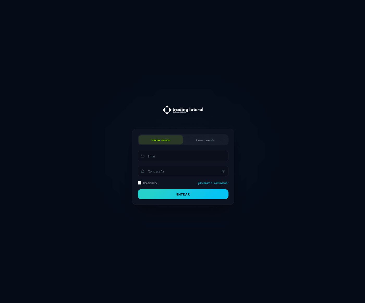 TradingLateral — pantalla 2